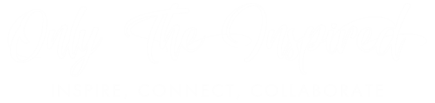 Text - Only The Inspired - White 4500x1071